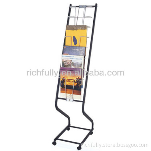 Metal Magazine Rack, Mesh Steel Brochure Holder